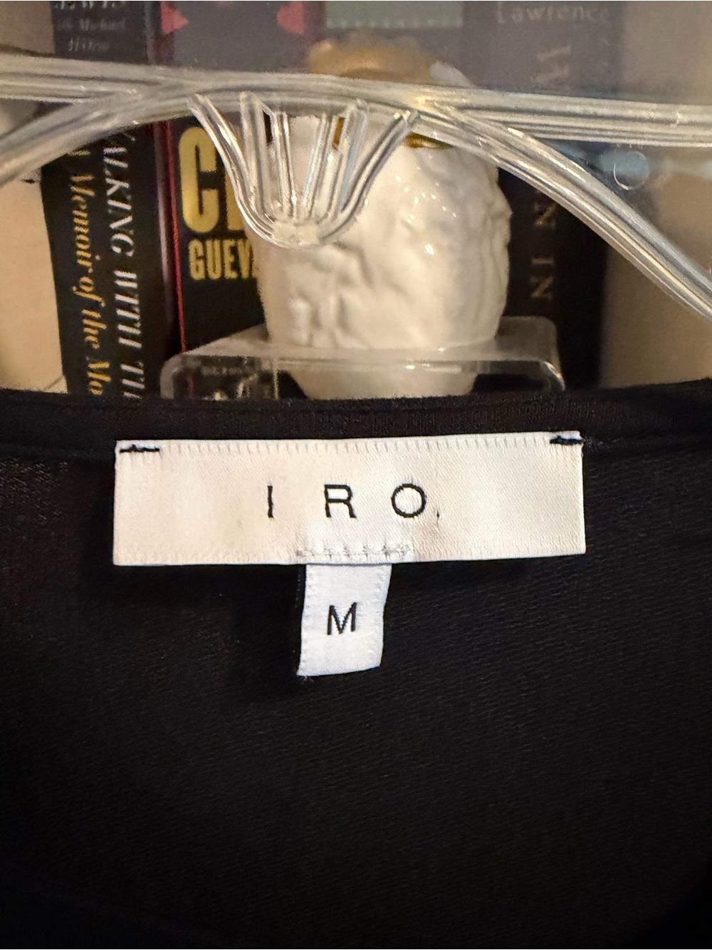 Iro Alajar Black Ruched Drawstring Long Sleeve Shirt - Picture 4 of 8